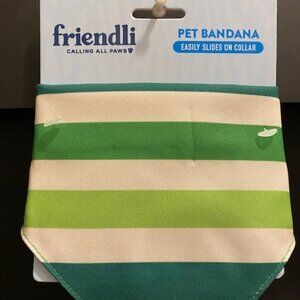 friendli Pet Bandana *Easily Slides On Collar* Size: M/L